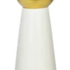 Wazon Naturos 32 (biały/złoty)