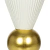 Wazon Naturos 33 (biały/złoty)