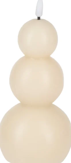 Świeca woskowa LED Cozy Light 57 (kremowy)