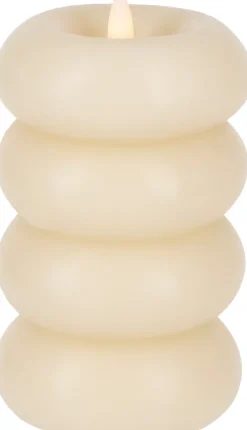 Świeca woskowa LED Cozy Light 61 (kremowy)