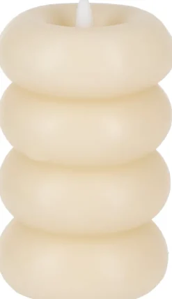 Świeca woskowa LED Cozy Light 61 (kremowy)
