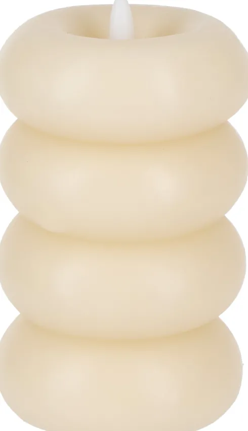 Świeca woskowa LED Cozy Light 61 (kremowy)
