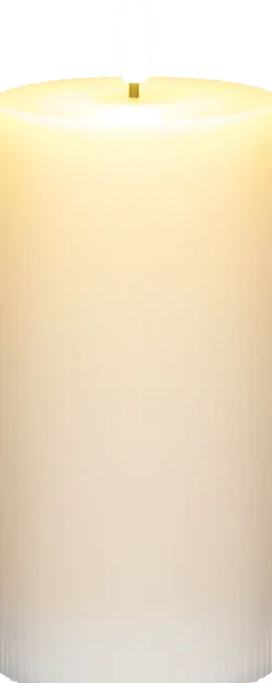 Świeca woskowa LED duża Cozy Light 55 (jasnoróżowa)