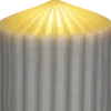 Świeca woskowa LED mała Cozy Light 52 (szara)