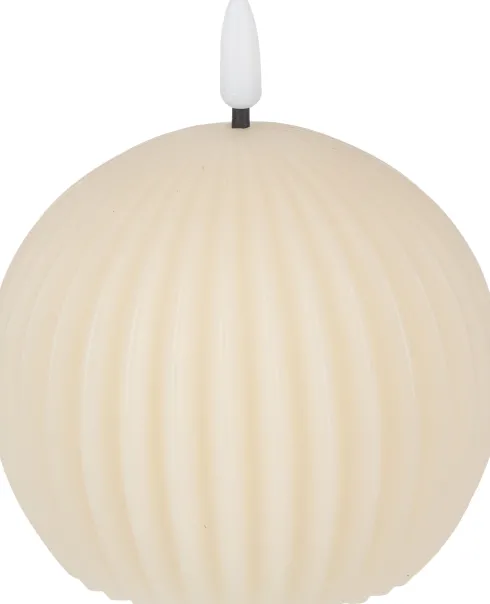 Świeca woskowa LED mała Cozy Light 58 (kremowy)