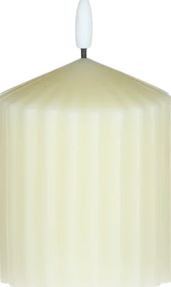 Świeca woskowa LED mała Cozy Light 52 (kremowa)