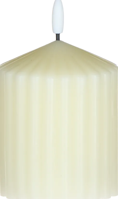 Świeca woskowa LED mała Cozy Light 52 (kremowa)