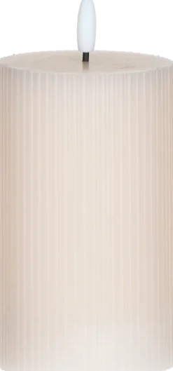 Świeca woskowa LED średnia Cozy Light 55 (jasnoróżowa)