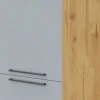 Wysoka zabudowa chłodziarki prawa Monia (szary/dąb Soma ciemny)