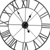 Zegar metalowy 25 (czarny)