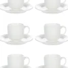 Zestaw 6 filiżanek do espresso ze spodkami PALOMO 15