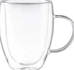 Zestaw 2 kubków szklanych Andrea 360 ml