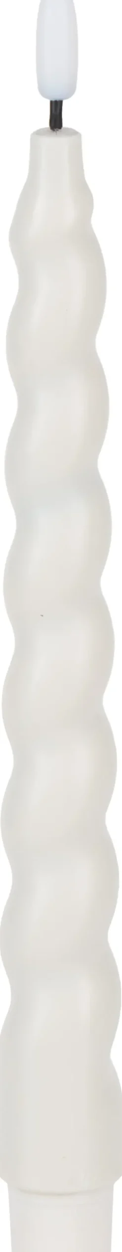 Zestaw 2 świec woskowych LED Cozy Light 4 (biały)