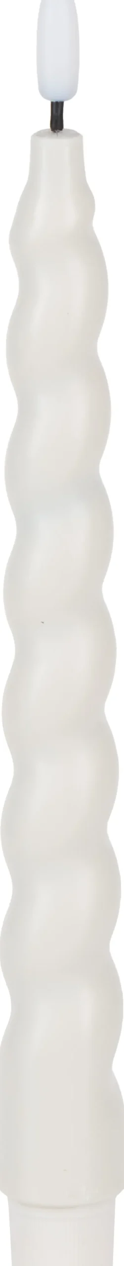 Zestaw 2 świec woskowych LED Cozy Light 4 (biały)