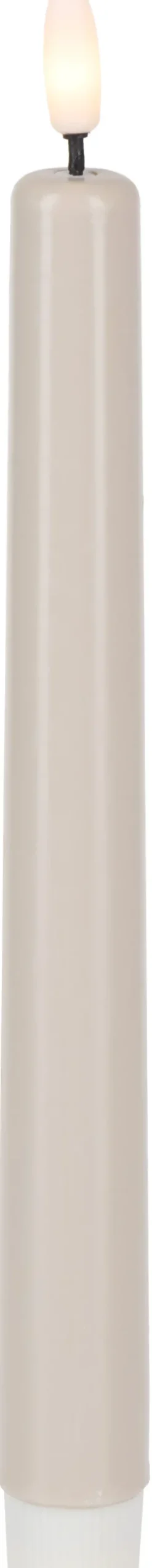 Zestaw 2 świec woskowych LED Cozy Light 5 (beżowy)